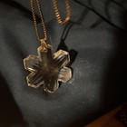 Vintage Sterling Silver 925 AU Crystal Snowflake Pendant With 24 Chain  — photo 5