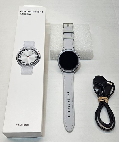 Samsung Galaxy Watch 6 Classic 47 mm - Bluetooth - SM-R965F - Montre connectée - Argent
