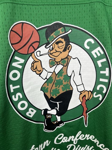 Boston Celtics Ultra Game NBA Official Short Sleeve Mesh Jersey Size Medium - Picture 17 of 19