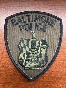 Baltimore City Maryland Police SWAT Patch. New.