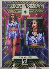 2025 Panini Donruss WNBA - Tunnel Vision Aja Wilson Green Fireworks 112/399