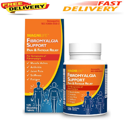 MagniLife Fibromyalgia Support, 125 Count, Homeopathic Pain Reliever for Arthrit