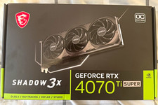 MSI GeForce RTX 4070 Ti SUPER Shadow 3X OC 16GB GDDR6X