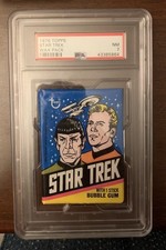 1976 Topps Star Trek Original Wax Pack/PSA NM 7/Captain Kirk Spock Shatner Nimoy