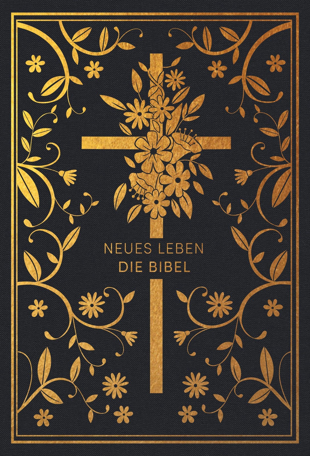 Neues Leben. Die Bibel - Golden Grace Edition, Tintenschwarz Lizzie Preston