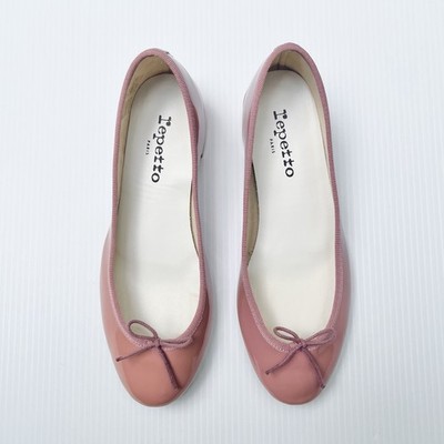 Repetto Camille Patent Leather Heels in Guimauve - Size 37.5 EU/6.5 US