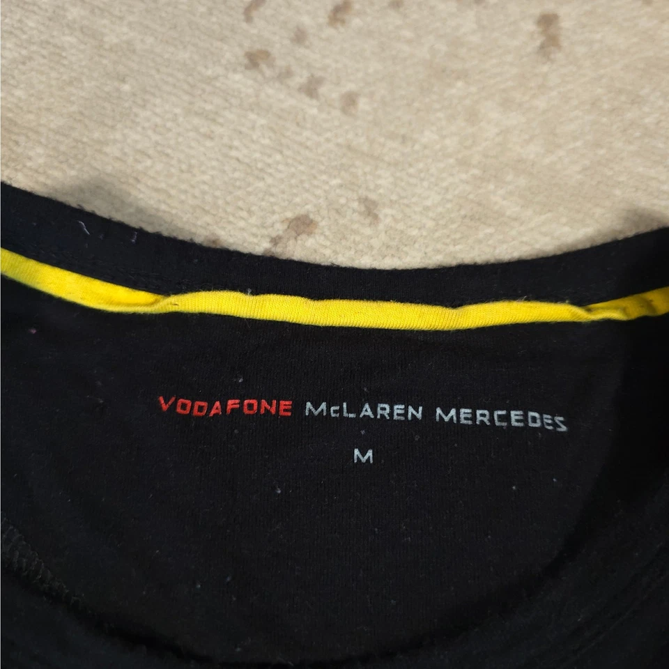 Camisa Vodafone McLauren Mercedes Johnnie Walker Manga Larga Carreras Hombres Talla M Foto 3 de 4