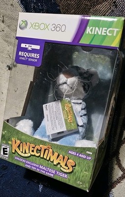 Kinectimals Limited Edition Bundle w/ Maltese Tiger Plush NO GAME 