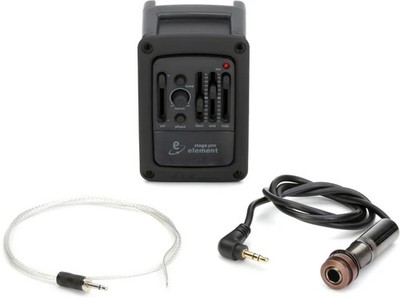 LR Baggs StagePro Element Acoustic Guitar Under-saddle Pickup and Side-mounted