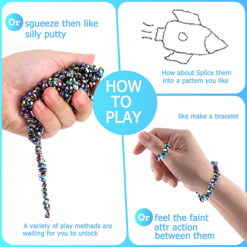 550 PCS Fidget Toys Adults and Teens, Stocking Stuffers Colorful Sensory for Str - Picture 4 of 10