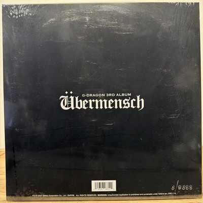 【ラスト1枚】UBERMENSCH＜限定盤/Rainbow Eco Mix UBERMENSCH (RAINBOW ECO MIX VINYL)/G-DRAGON/[輸入LP] キング・オブ