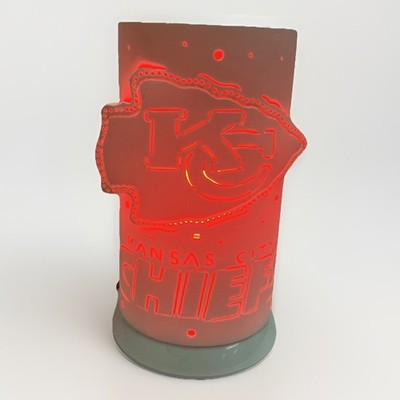 Kansas City Chiefs Patrick Mahomes Etched Lamp Light 8  LED Fan Cave Bar Decor