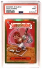 2023 Topps Garbage Pail Kids x Green Foil 25/75 Minnow Mike Trout PSA 9 SB6