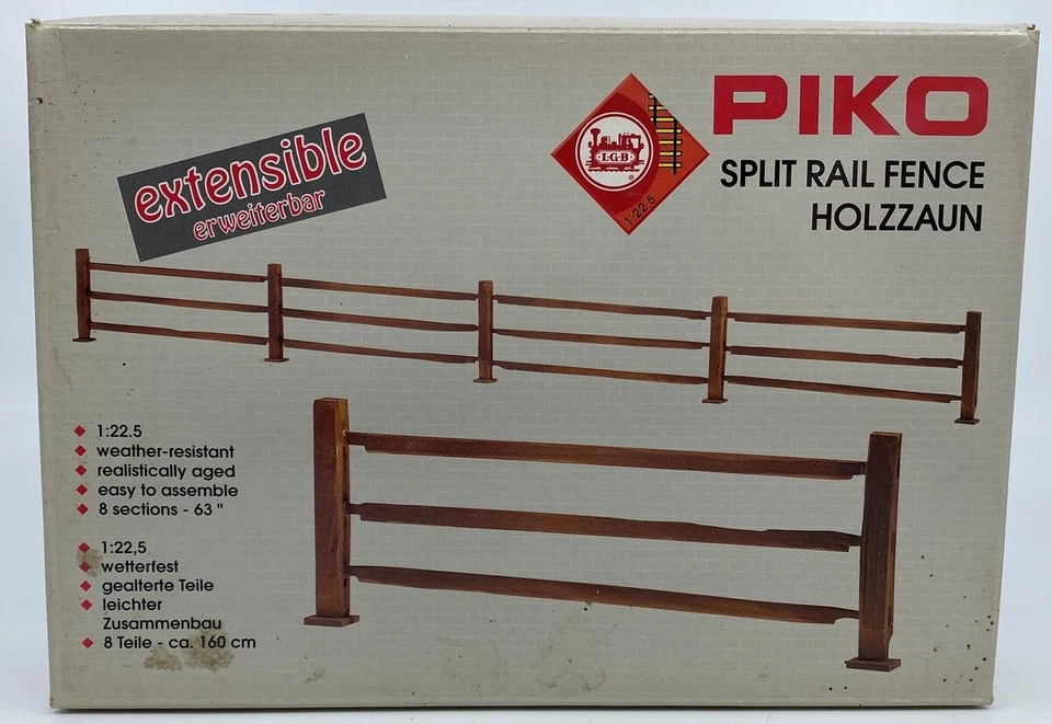 Piko 62280 G Split Rail Fence - Image 3 of 3