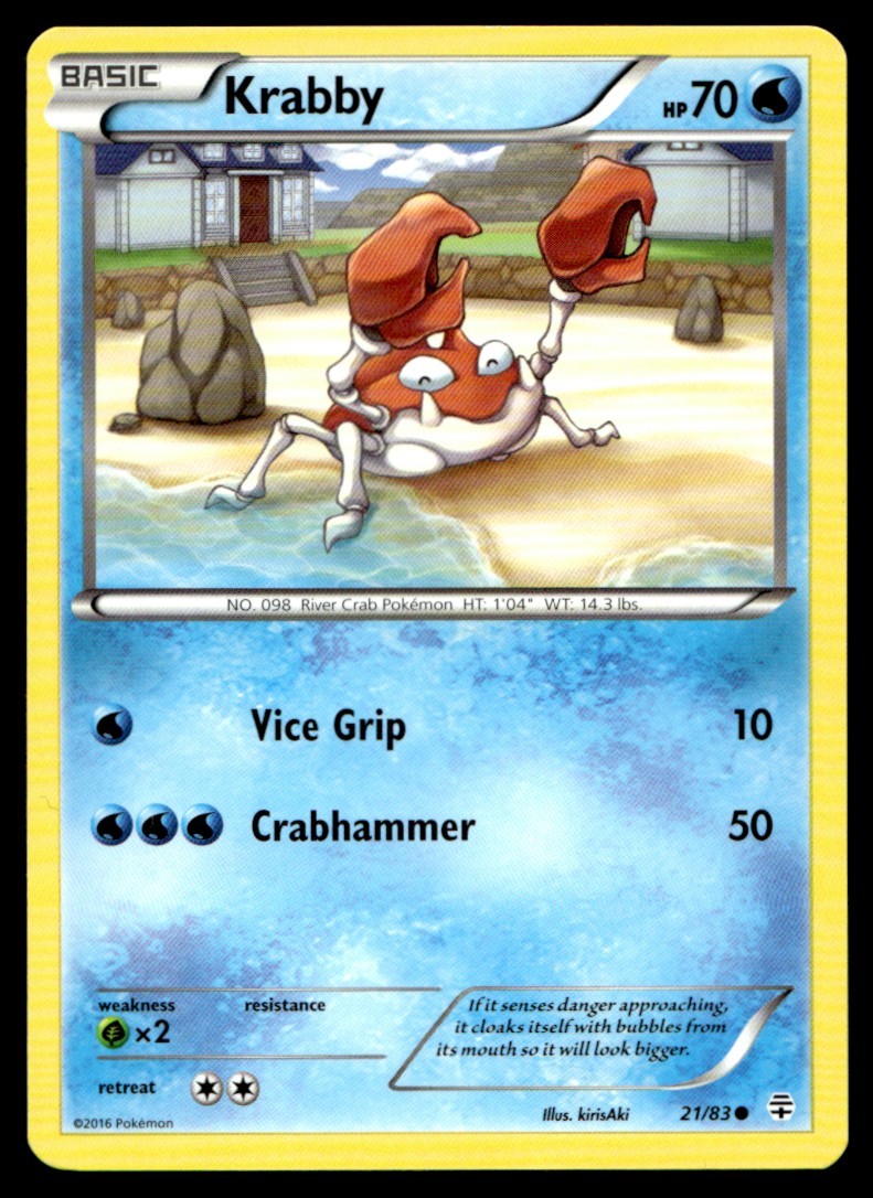 Krabby Generations 21/83 LP Pokemon TCG | Buy10 Get10 Free