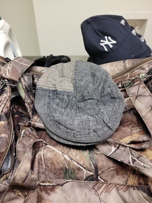 Mens Newesie Cap Grey 100% Cotton One Size Cery Fetching