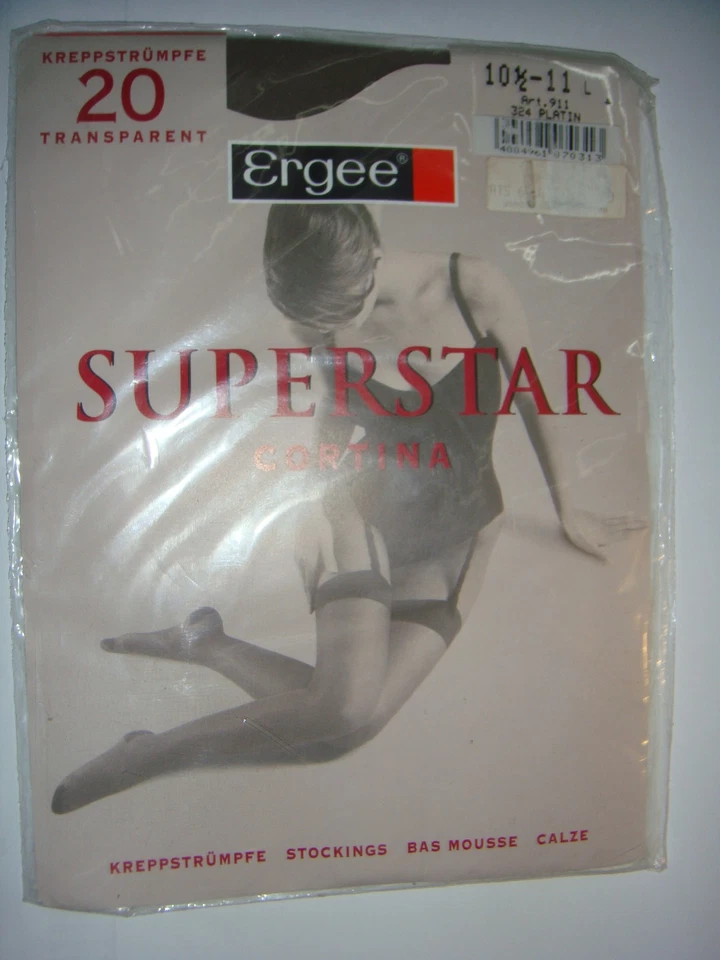 Straps- Strümpfe original verpackt neuwertig Größe L 10 ½ - 11 Naturfarbig - Bild 1 von 1