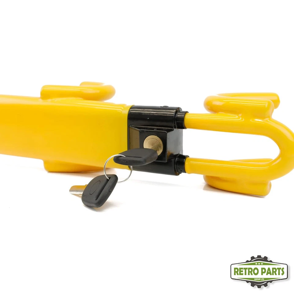 Super Heavy Duty Steering Wheel Lock For Riley Duo Hook Security Hi-Viz - Image 4 of 4