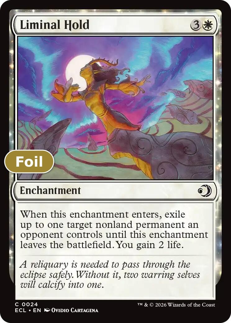 Liminal Hold Common Foil 24 ECL Lorwyn Eclipsed NM