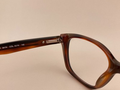 Givenchy Eyeglasses Frame VGV 941N Black Brown 52-16-140mm Italy Givenchy Eyeglasses Frame VGV 941N COL. 0U64 Black Brown 52  main image 3