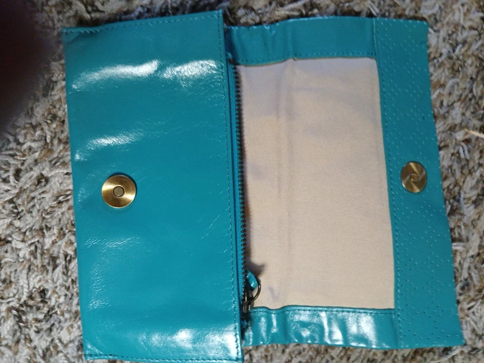 Latico Leather Wallet Blue Or Teal. Magnetic Close. - Изображение 3 из 4