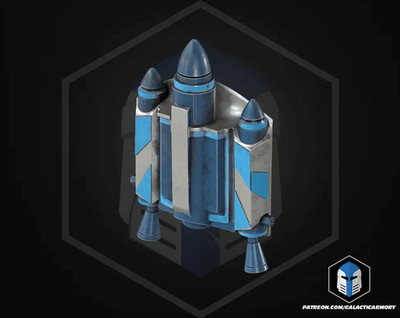 Jango Fett Jetpack inspiriert von Star Wars Life Size | Cosplay FanProp DIY Kit