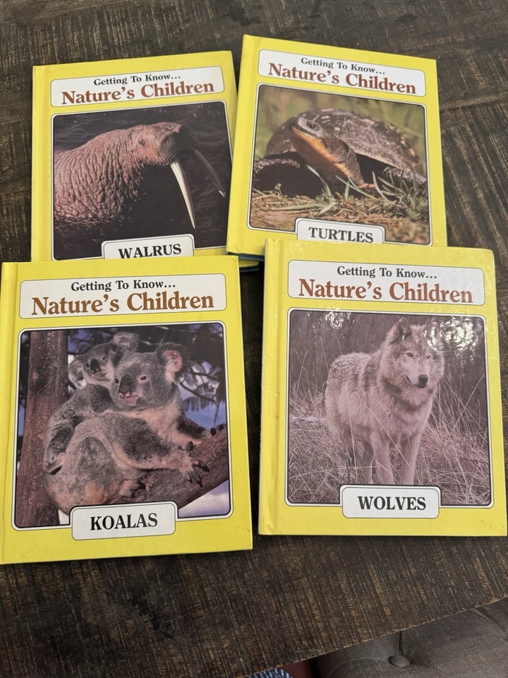 Getting To Know… Nature’s Children — 4 Book Lot (Each with 2 Animals! - Image 2 of 2