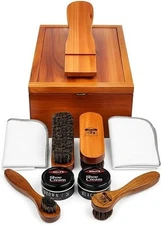 Kg's Premium Shoe Care Kit – Includes Cleaner, Suede Kit, Black & Brown Polish