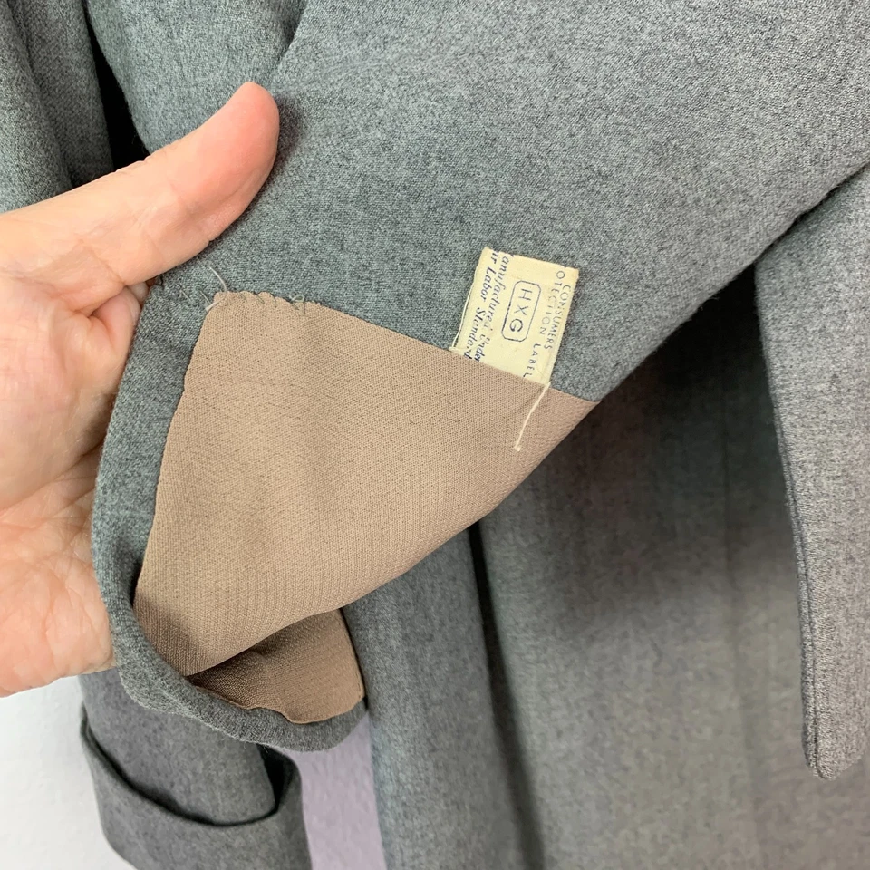 Blazer de lana HXG vintage hecho en Unión falda lápiz traje para mujer 4 XS Foto 4 de 4