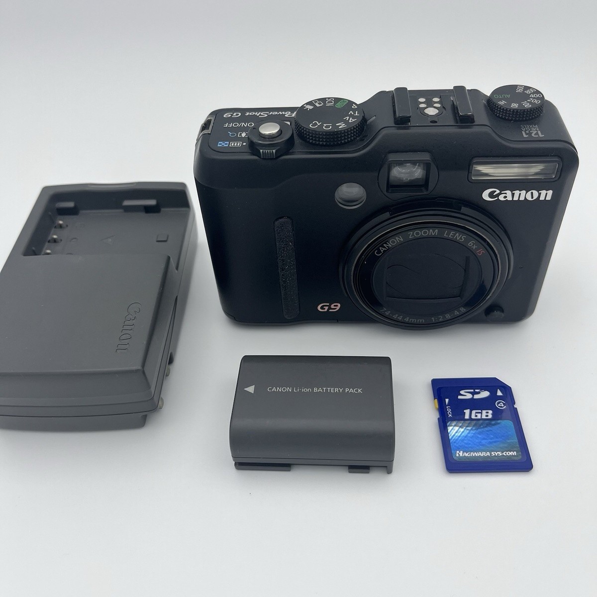 Exc+3] Canon PowerShot G9 12.1MP Digital Camera w/6X Zoom w