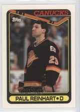1990-91 Topps Tiffany Paul Reinhart #293 0a7