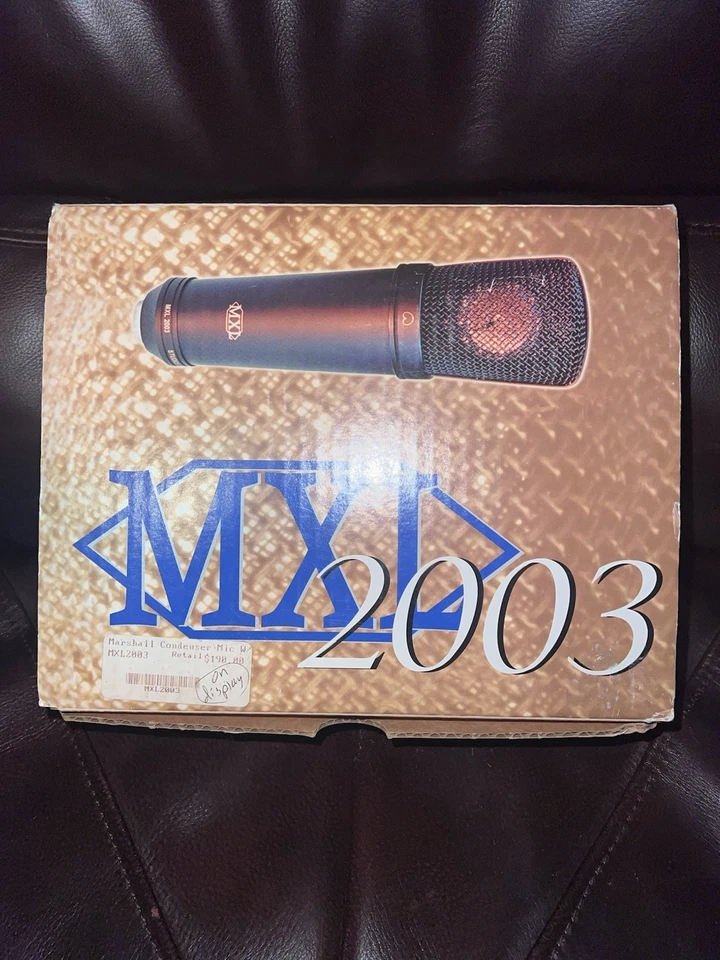 MXL-2003 Large Capsule Condenser Microphone w/ Original Box & Shock Mount - Image 2 of 3