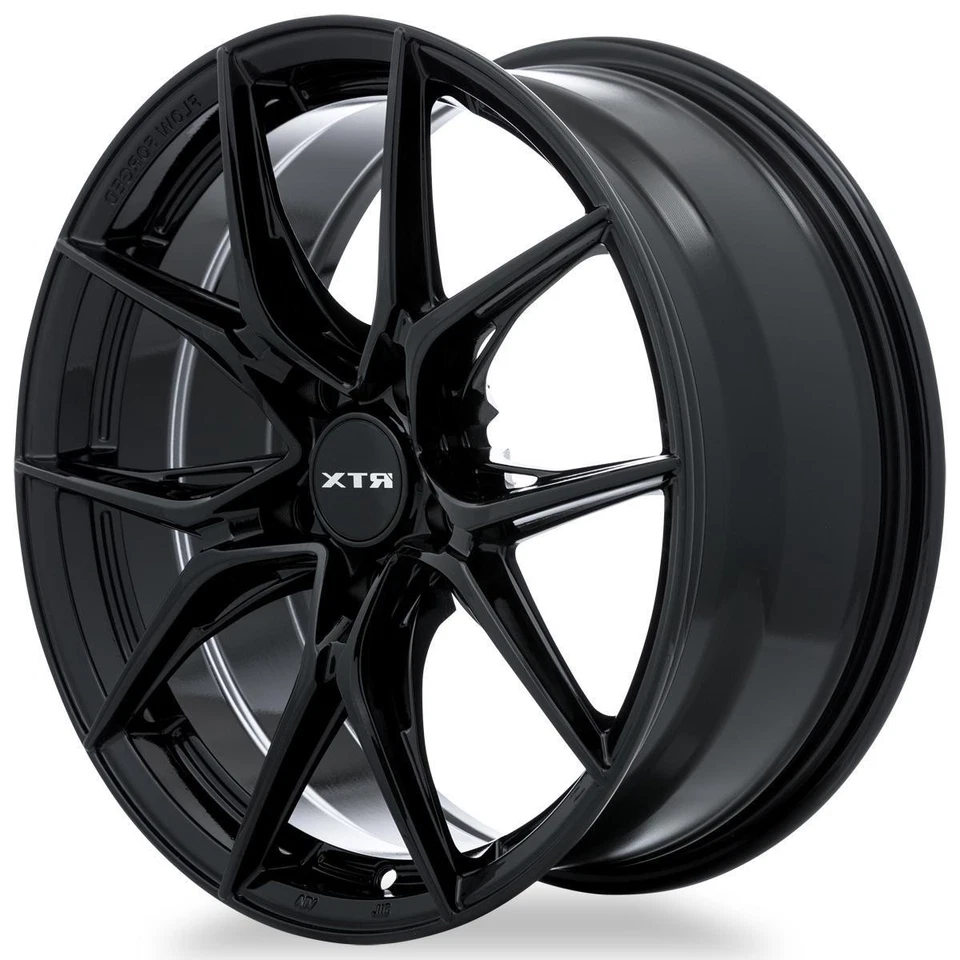 5x114.3 Set of 4 16" Rims Black Alloy Wheel fits 2013-21 Nissan NV200, OEW0 RTX - Image 4 of 4