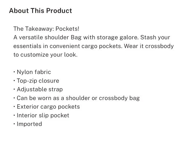 Bolsa tiracolo Victoria's Secret rosa náilon carga preta nova - Imagem 4 de 4