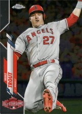 2020 Topps Chrome Update #U-69 Mike Trout Los Angeles Angels