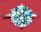3 Ct Vvs1 Ice Blue Round Cut Moissanite Engagement Ring Sterling Silver Size 7