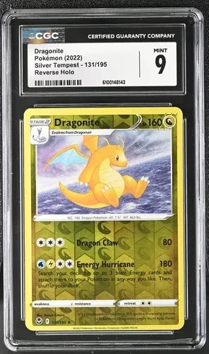 CGC 9 MINT Dragonite Gamestop Exclusive 131/195 Promo 2022 Pokemon Stamp Card