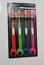 4X Pack Snap on tools Toothbrush Red, Green, Blue & Pink Flank Drive End New!!!!