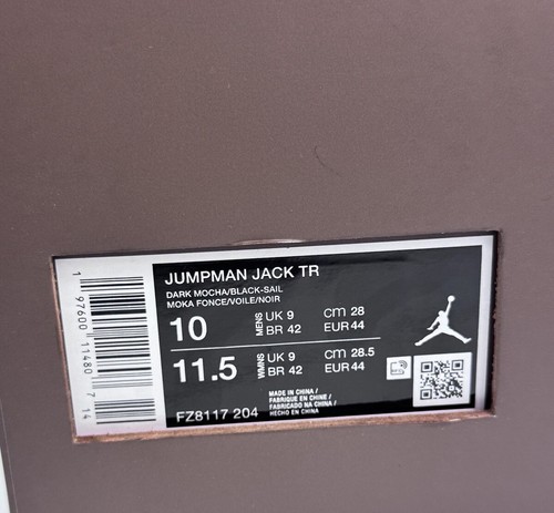 Jordan X Travis Scott - Jumpman Jack TR Dark Mocha Sneakers Size: UK9 /US10/EU44 - Picture 15 of 17