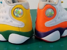 air jordan 13 retro playground white orange multicolor