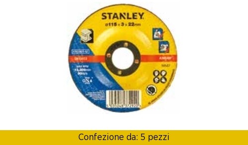 Mola Abrasiva Per Ferro Sta32025-Qz  115 X 3,2 STA32025-QZ Stanley