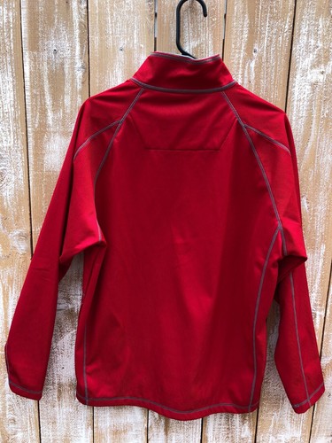 Pullover rojo de media cremallera para hombre Ohio State Buckeyes Antigua ajustado seco Xtralite talla M - Imagen 3 de 4