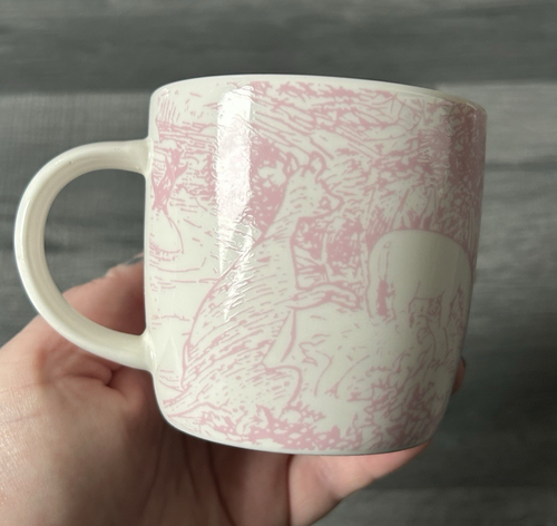 Disney Churchill Heritage Winnie the Pooh Mug Cup Rare Willow Style Pink China - Picture 9 of 24