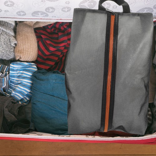 Shoe Storage Bag Travel Miss Bags for Traveling Drawstring Breathable - Imagen 7 de 12