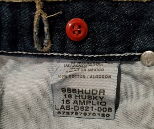 Wrangler Straight Fit Boys Size 16 Husky Adjustable Waist - Picture 6 of 6
