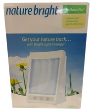 NatureBright SunTouch Plus Light Bright Light  Therapy Lamp - White NEW Sealed