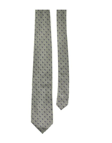 Paul Smith Diagonal Stripe Purple Polka Dot  Woven Silk Tie 8.5 cm Width - Bild 1 von 5