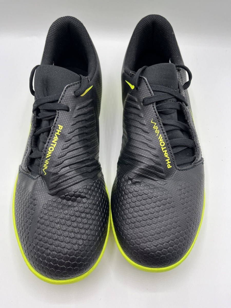 Nike Phantom Venom Club IC Men's Soccer Shoes Black Volt Size 7
