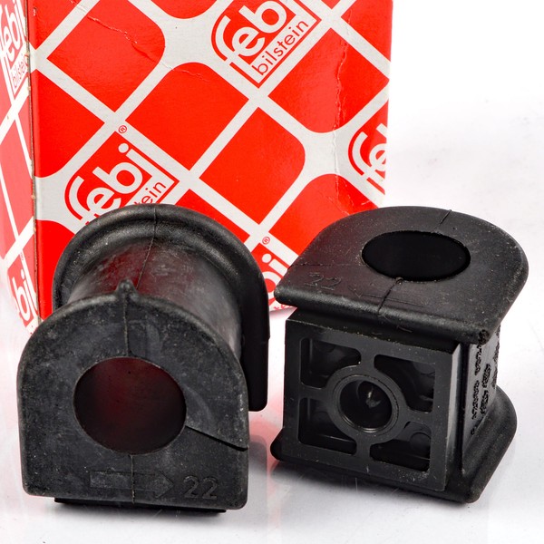 2X Febi 42883 Stabilisatorlager Vorne FüR Avensis T25 Corolla E12 Toyota-image
