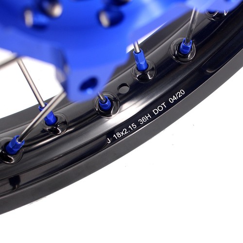 KKE 21/18'' Wheels Rims Fit Suzuki DRZ400S 2000-2024 DRZ400SM 2005-2024 DRZ400E - Foto 12 di 12